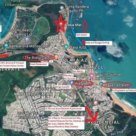 1St Floor, A/C Everywhere, Balcony With Beach View In Luquillo Luaran gambar